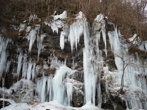 埼玉県秩父市の観光地：三十槌の氷柱