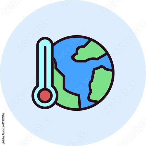 Greenhouse Effect Icon