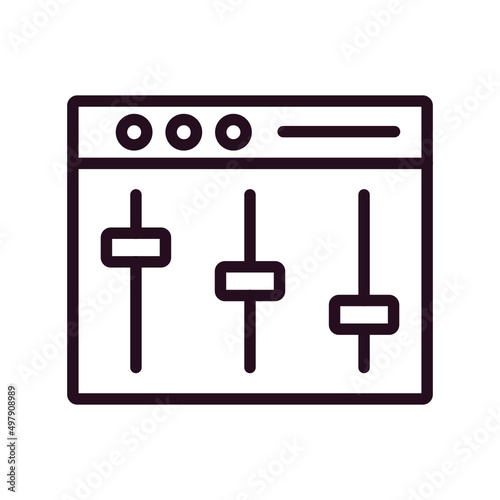 Dj Mixer Icon