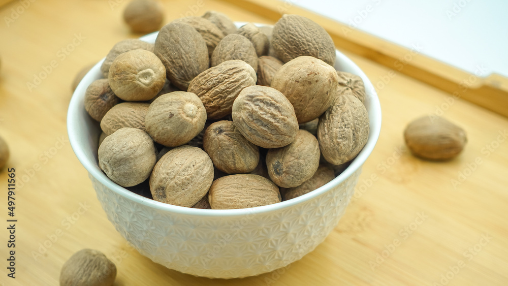 Nutmeg also known as Jaifal or jaiphal. Nutmeg is a rich source of ...