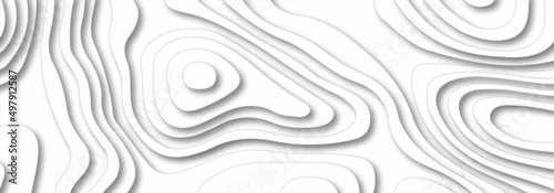 Abstract design with black and white background and papercut texture design in illustration . Paper cut vector art background banner texture website template  3D papercut layers  Abstract paper cut .