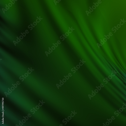 Business background, effect with green color, 3D illustration, 3D rendering