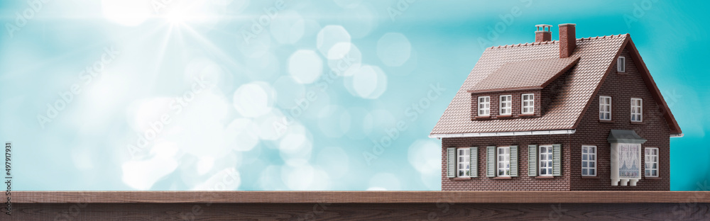 Home and real estate banner