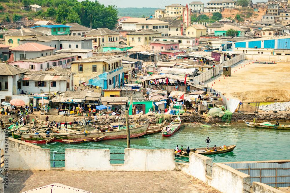 Fishing Village, Elmina, Ghana. January 2022