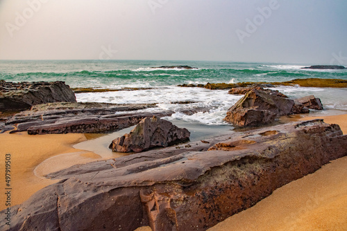 Sunrise at Elmina, Cape Coast, Ghana.