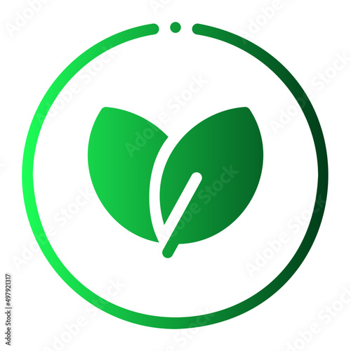 ecology gradient icon