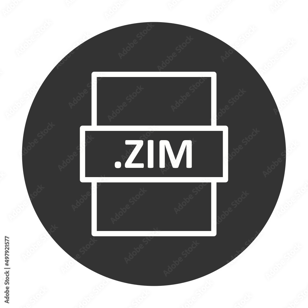 .ZIM Icon - obrazy, fototapety, plakaty 