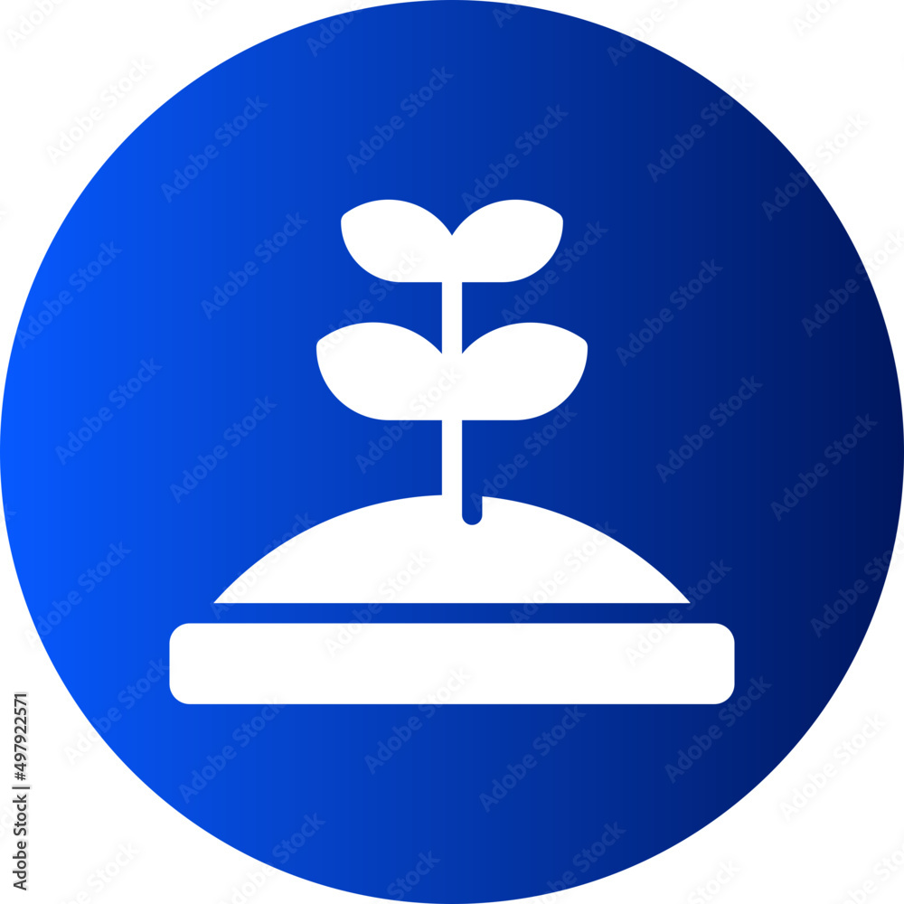 plant gradient icon
