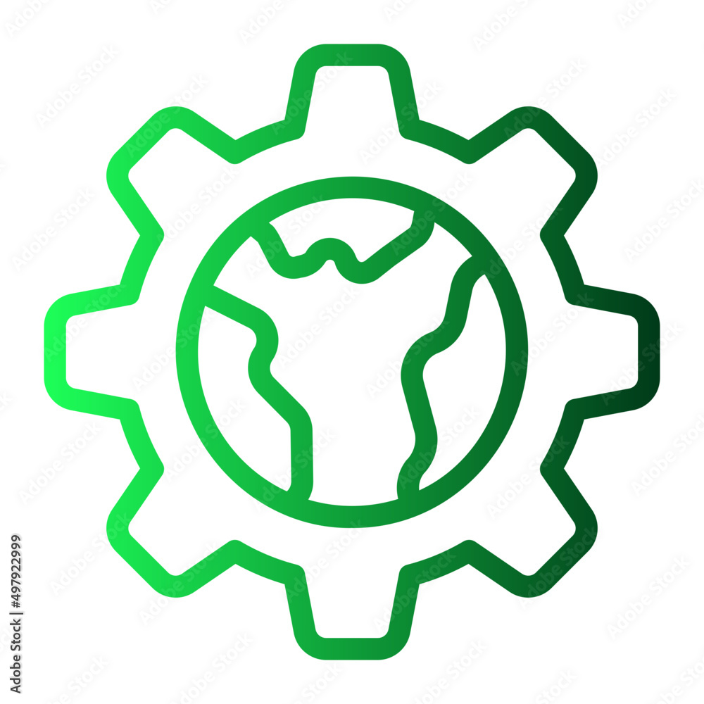 gear gradient icon gear gradient icon