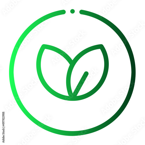 ecology gradient icon