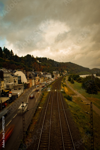 Trainrails in Trier, Germany