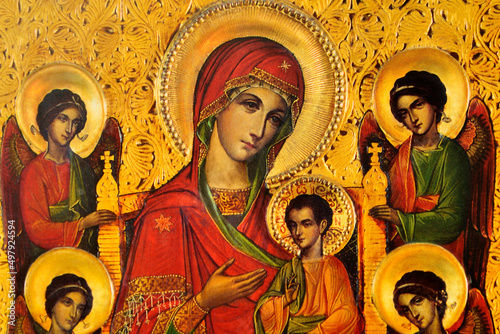 Icona della Vergine photo