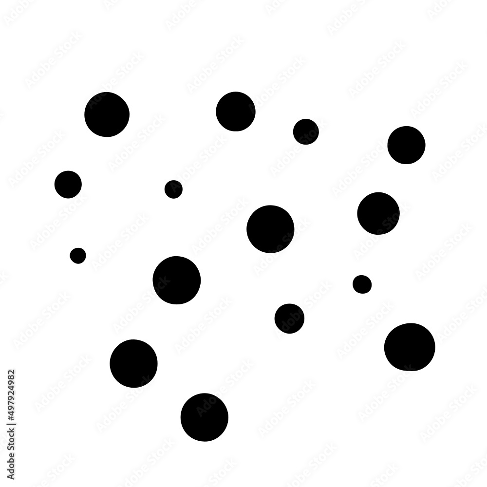 abstract organic shape vector element