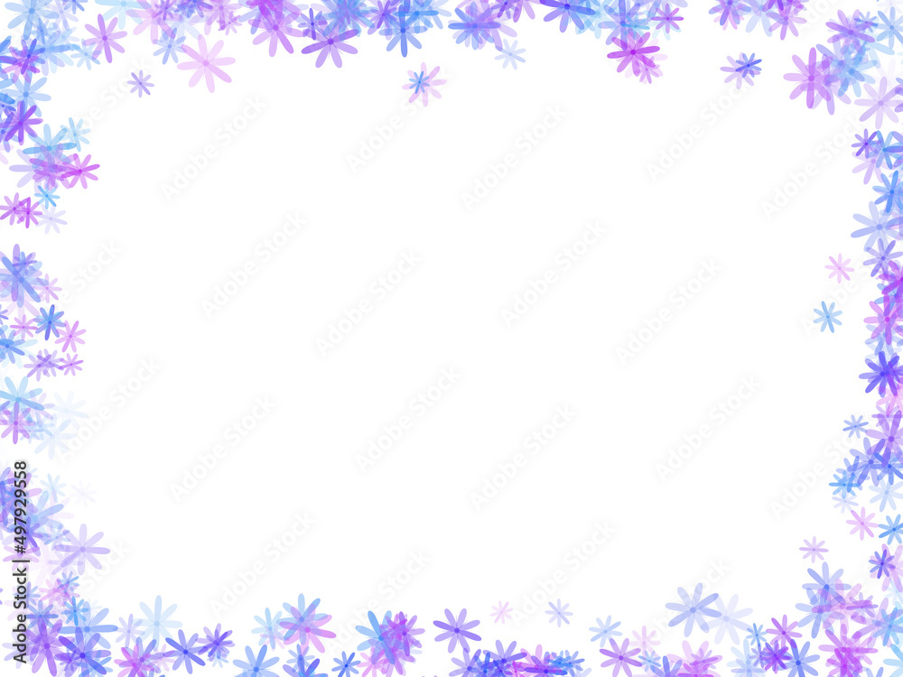 Flowers Frame Background