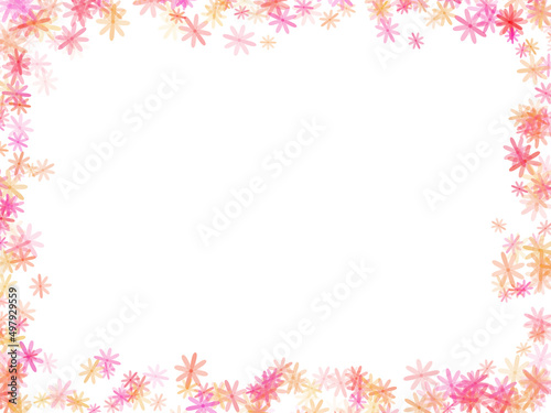 Wallpaper Mural Flowers Frame Background Torontodigital.ca