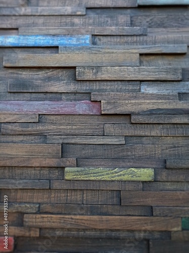 wall made of wood