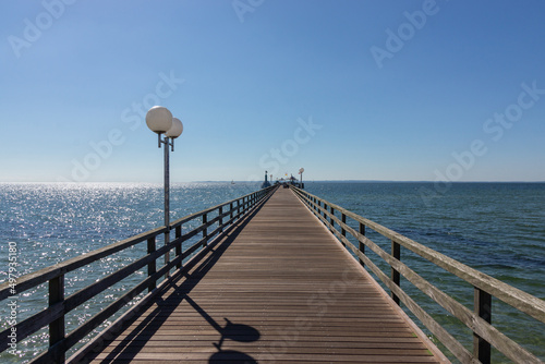 Die Seebrücke im Ostseeheilbad Grömitz, Schleswig-Holstein