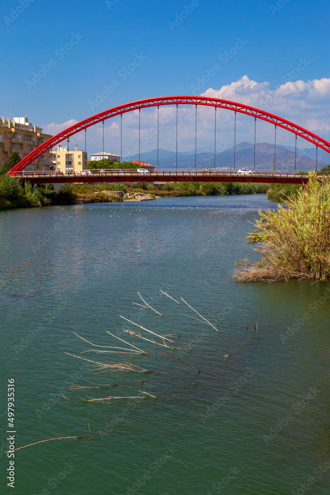 Obraz premium Ponte di ferro Albenga