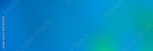 Green grainy gradient texture. Blue lo-fi gradient background. Green vivid blurred backdrop for Ecology banner, eco friendly minimal poster, template social media design. Environmental protection.