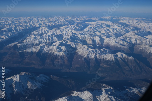 Berge Landschaft Schnee 