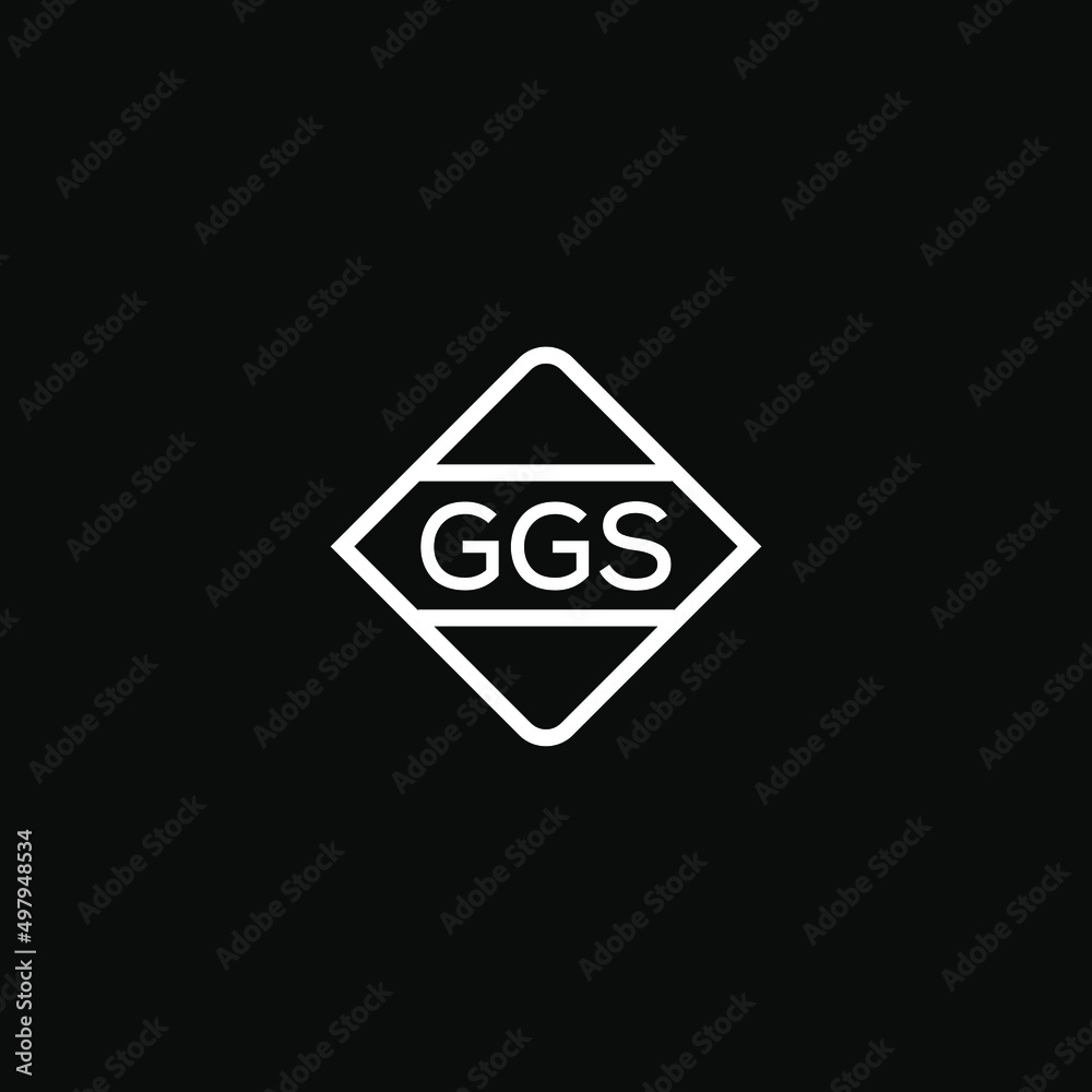 GGS letter design for logo and icon.GGS monogram logo.vector ...