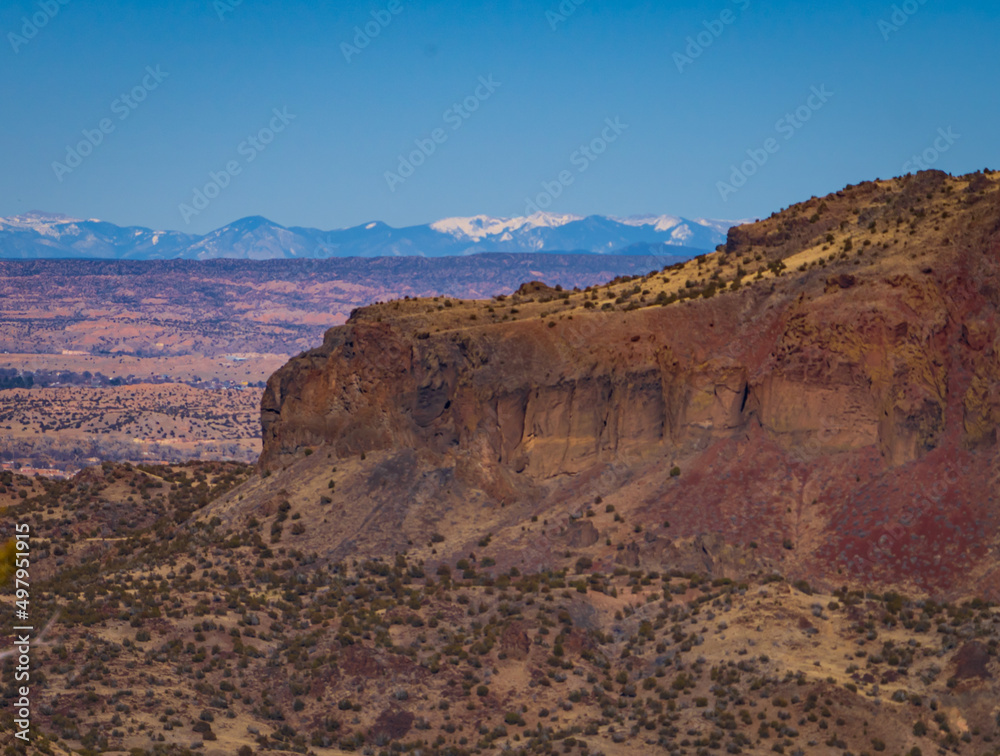 view from White Rock Overlook Park, Los Alamos, New Mexico 
