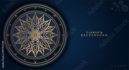 Attractive arabesque pattern and ornamental Mandala background design