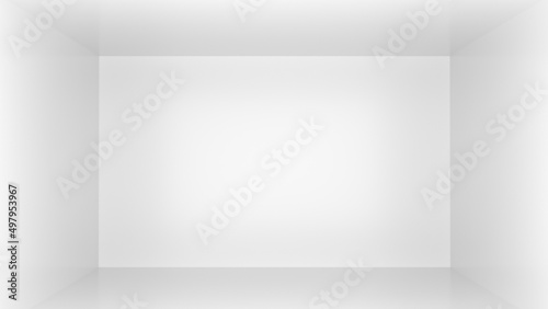 Empty white background 3d rendering 