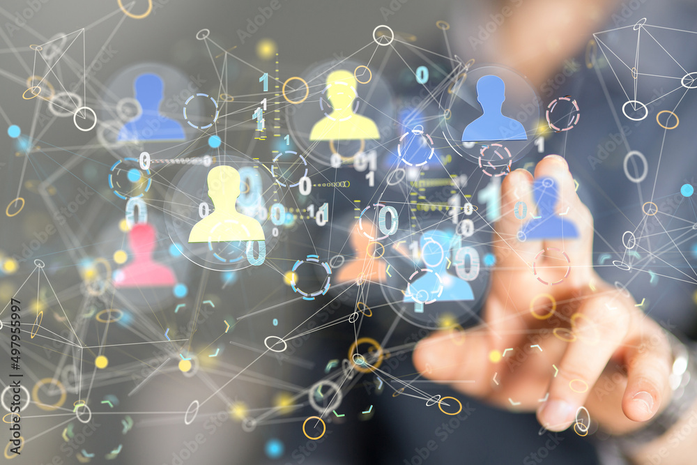Business intelligence analyst dashboard on virtual Business intelligence analyst dashboard on virtual