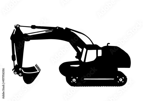 A backhoe loader, also called a loader backhoe, loader excavator, digger