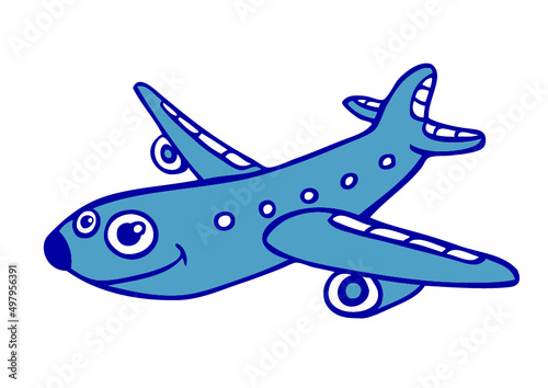 Wallpaper Mural cartoons funny plane Torontodigital.ca