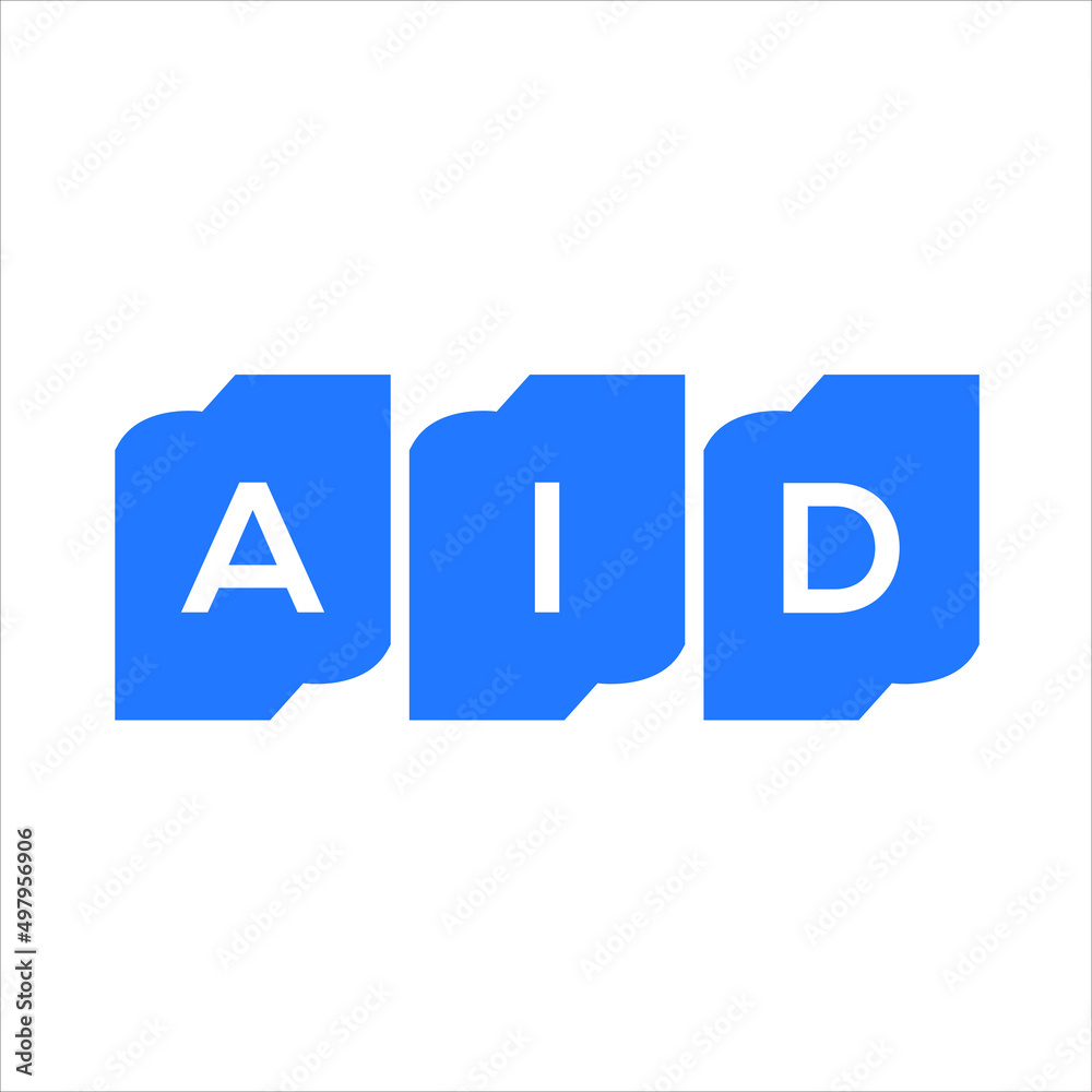 AID letter logo design on WHITE background. AID creative initials letter logo concept. AID letter design. AID letter logo design on WHITE background. AID creative initials letter logo concept. AID letter design.