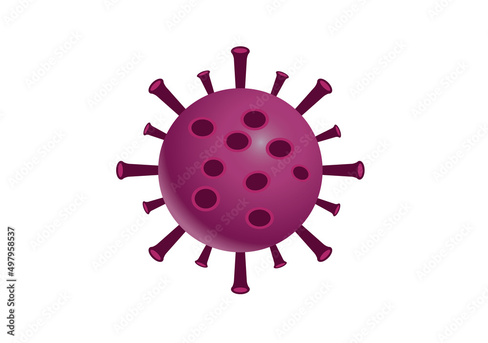 Coronavirus schematic illustration vector art Coronavirus schematic illustration vector art