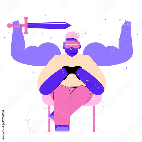 we're playing virtual games