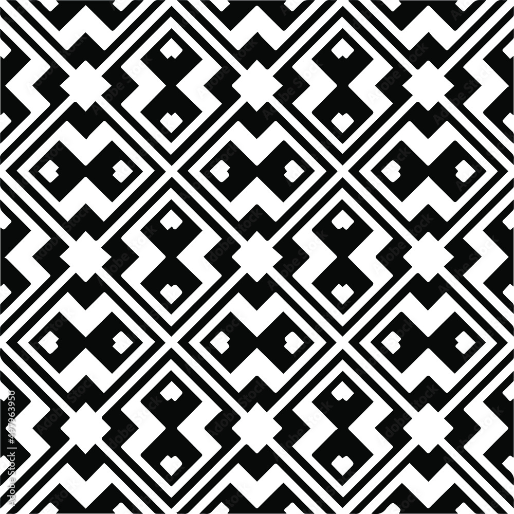 Seamless vector pattern in geometric ornamental style. black and white pattern.Design element for prints, backgrounds, template, web pages and textile pattern. Geometric art. Seamless vector pattern in geometric ornamental style. black and white pattern.Design element for prints, backgrounds, template, web pages and textile pattern. Geometric art.