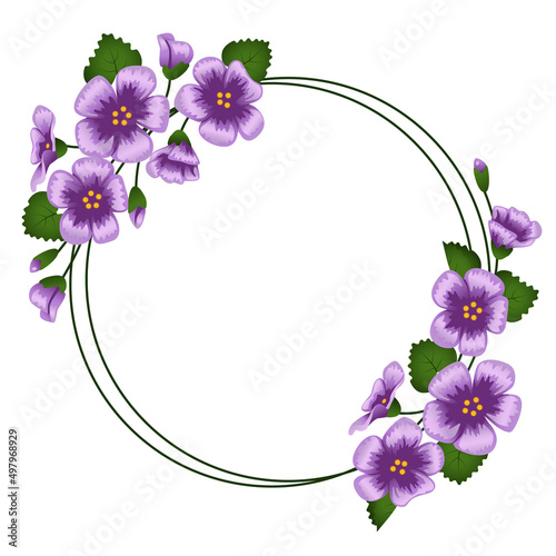 Pattern of flowers and butterflies
