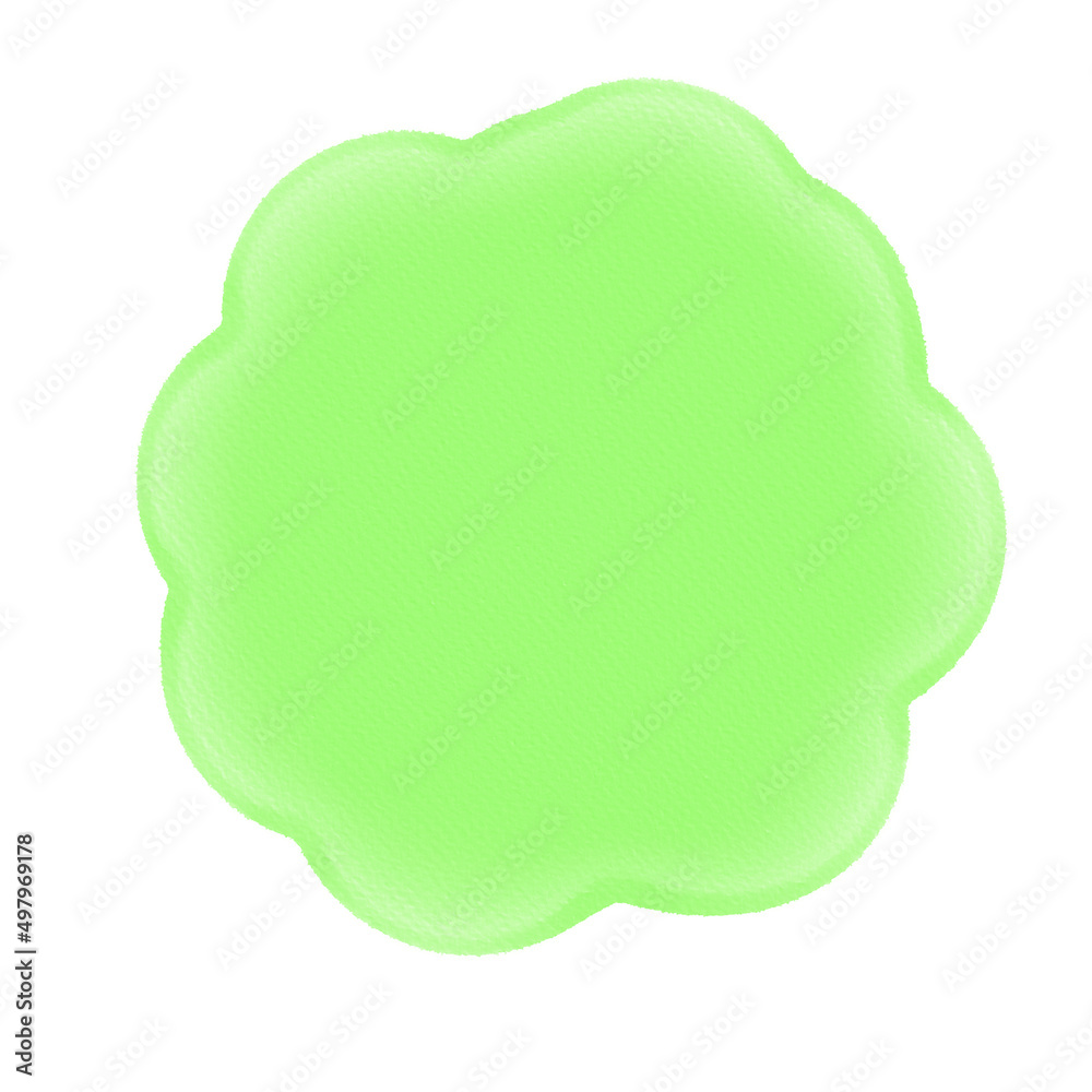 Green transparent paint spot. Imitation of watercolor. Green transparent paint spot. Imitation of watercolor.