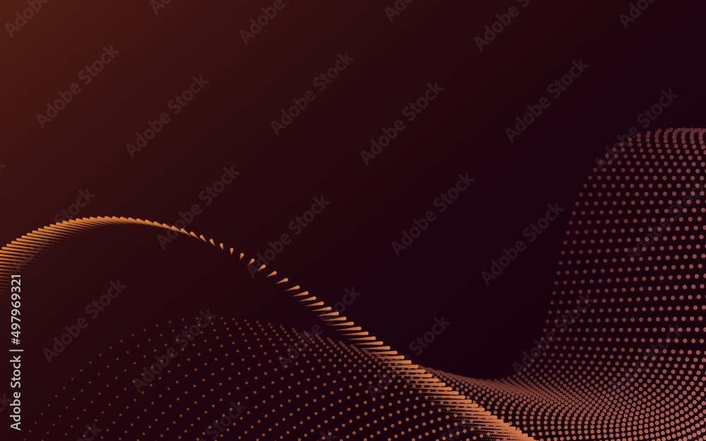 Naklejka premium Background futuristic, modern and abstract