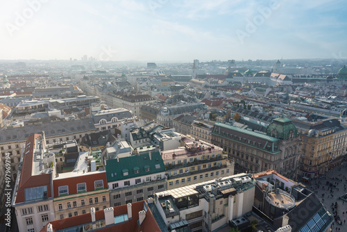 Aerial view of Vienna - Vienna, Austria © diegograndi