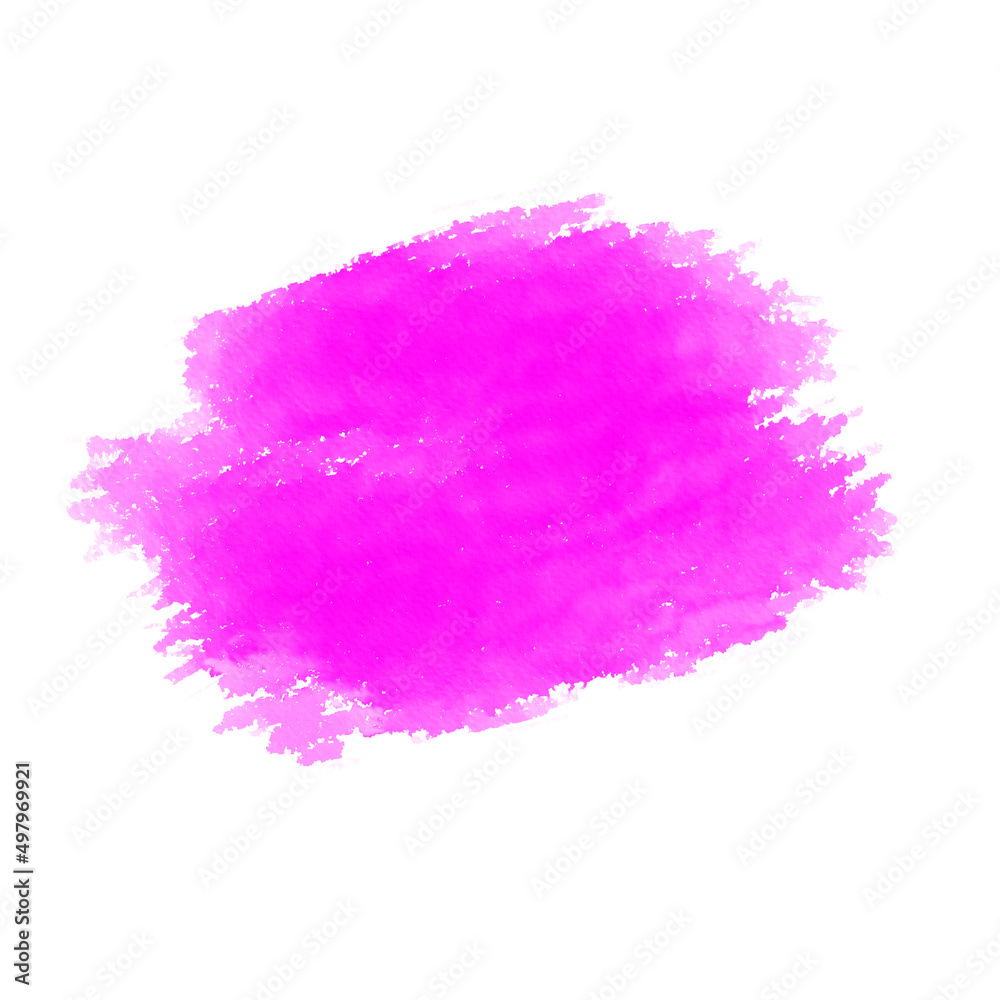 Purple transparent paint spot. Lilac watercolor , imitation watercolor
