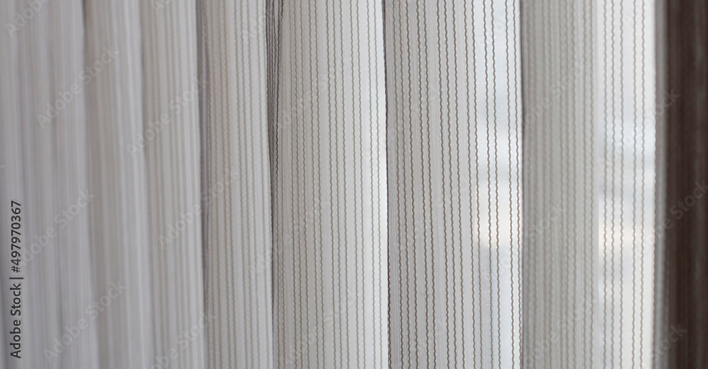 Fototapeta premium Curtains window, Room decoration interior
