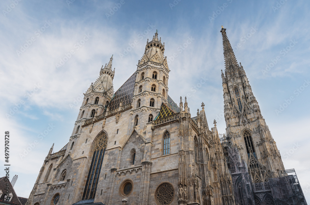 Fototapeta premium St Stephens Cathedral (Stephansdom) - Vienna, Austria