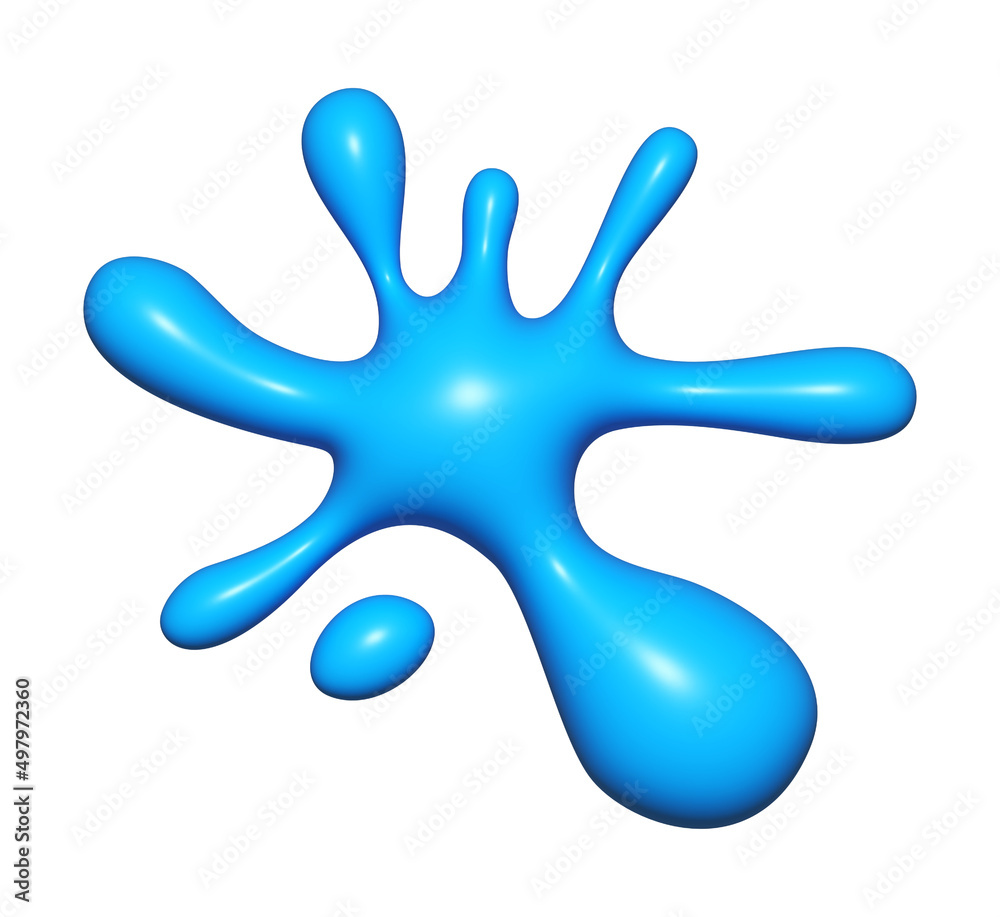 water splash 3D, aqua droplet, water for emoji icon water splash 3D, aqua droplet, water for emoji icon
