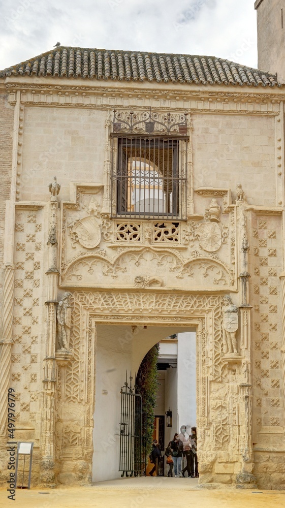 Séville en Andalousie détails de l'architecture arabo-andalouse	
