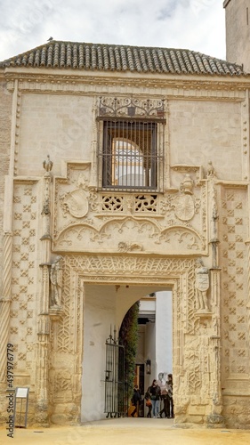 Séville en Andalousie détails de l'architecture arabo-andalouse   © Lotharingia