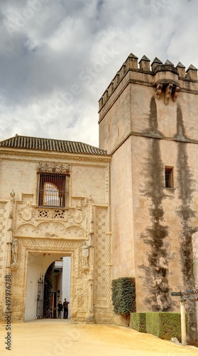 Séville en Andalousie détails de l'architecture arabo-andalouse   © Lotharingia
