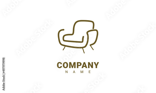 Fototapeta Naklejka Na Ścianę i Meble -  Sofa Furniture Logo Template