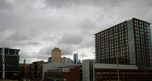 Downtown Nashville, Tennessee in Early Spring