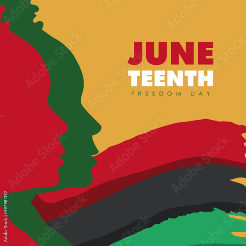 happy juneteenth freedom day photo