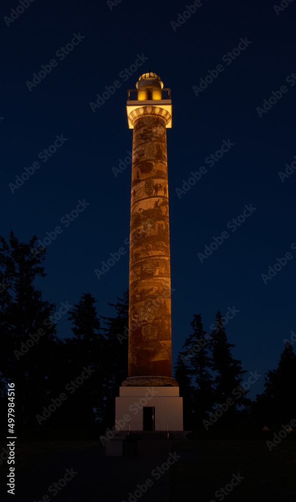 Astoria column, Astoria, Oregon USA